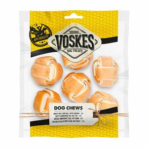 Voskes 10x  Bal White met Kip 6 stuks