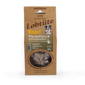 Petman 80g  lofzak Brav! Paardenvlees hondensnacks