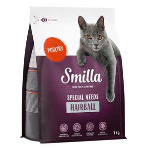 Smilla 1kg  Hairball met Gevogelte Katten Droogvoer