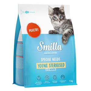 Smilla 1kg  Young Sterilised met Gevogelte Katten Droogvoer
