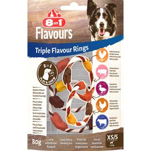 8in1 8x  Triple Flavour Rings XS/S 80 gr