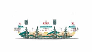Kivo Gestoomde Rund 600 gr