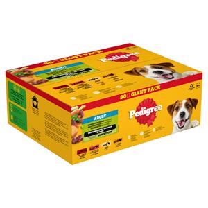 Pedigree Adult in Saus Mix Selection Maaltijdzakjes Multipack 12x100 gr