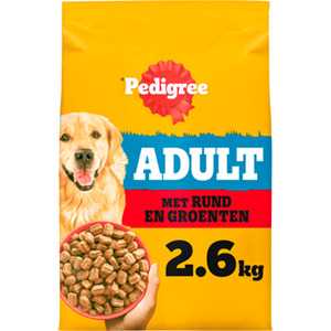 Pedigree Adult Hondenbrokken Rund en Groenten 2,6 kg