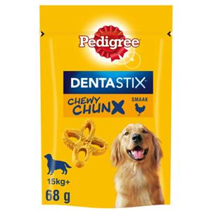 Pedigree 5x  Dentastix Chewy Chunx Hondensnacks Maxi Kip 68 gr