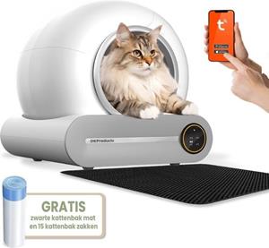 Dkproducts Automatische Kattenbak Zelfreinigend - Nieuw model!