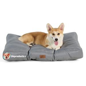 Dkproducts Luxe hondenkussen grijs waterproof