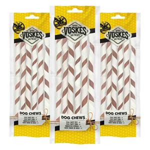 Voskes 3x  Twist Stick Beef M 6 stuks