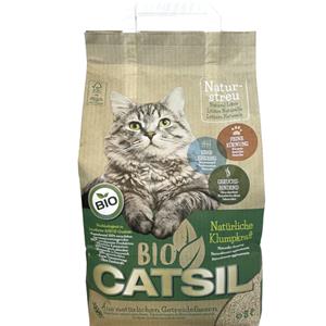 Bio-CATSIL 20 liter organische kattenbakvulling Catsil op basis van granen