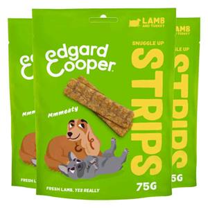 Edgard&Cooper 3x  Adult Strips Lam&Kalkoen 75 gr