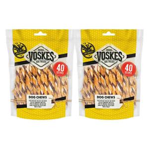 Voskes 2x  Rawhide Kip - Rund Sticks 400 gr