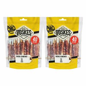 Voskes 2x  Rawhide Eend Sticks 400 gr
