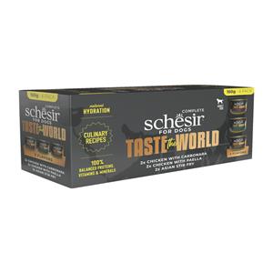 Schesir Taste The World Hond Variatie-Pack 6 x 150 gr