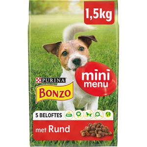 Bonzo 3x  Droogvoer Mini Menu Rund 1,5 kg