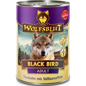 Wolfsblut 6x  Adult Black Bird Hondenvoer 395 gr