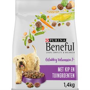 Beneful 3x  Gelukkig Volwassen Kip - Groenten 1,4 kg