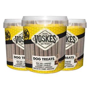 Voskes 3x  Emmer Vleesrol Lam - Rijst 600 gr