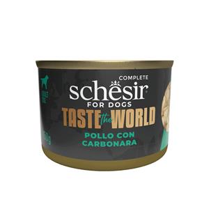 Schesir 8x  Taste The World Hond Kip&Carbonara 150 gr