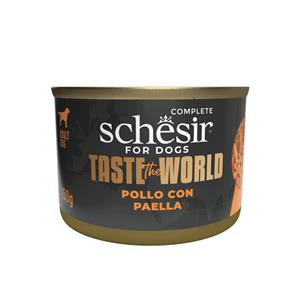 Schesir 8x  Taste The World Hond Kip&Paella 150 gr