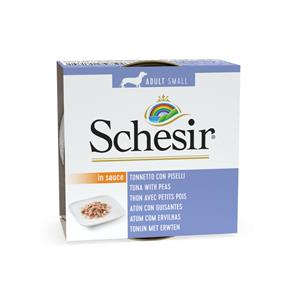 Schesir 14x  Hondenvoer Tonijn Erwten in Saus 85 gr