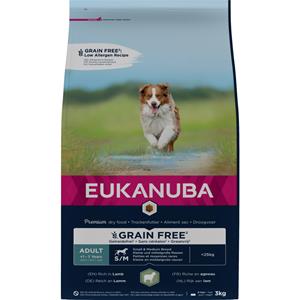 Eukanuba Adult Graanvrij Small-Medium Hondenvoer Lam 3 kg