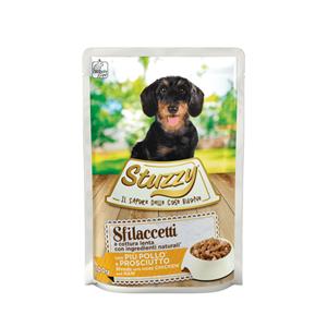 Stuzzy 24x  Hond Shreds Kip - Ham 100 gr
