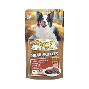 Stuzzy 12x  Hondenvoer Monoprotein Graanvrij Rund - Bosbes 150 gr