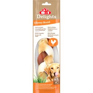 8in1 10x  Delights Chewy Braid M/L 80 gr