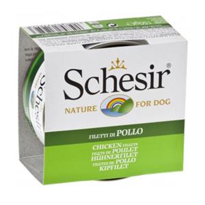 Schesir 10x  Hondenvoer Blik Jelly Kipfilet 150 gr
