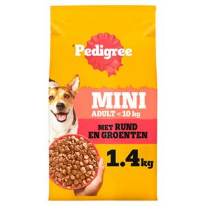 Pedigree 4x  Adult Hondenbrokken Mini Rund 1,4 kg