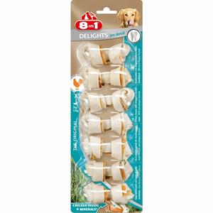 8in1 6x  Delights Pro Dental Kip XS 7 stuks
