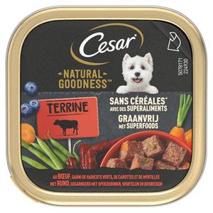 Cesar 16x  Natural Goodness Alu Paté Rund Graanvrij 100 gr