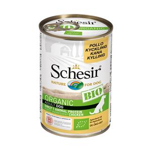 Schesir 6x  Hondenvoer Bio Kip 400 gr