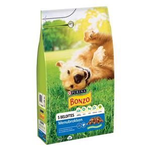 Bonzo 3x  Droogvoer Adult Menubrokken Kip 3 kg