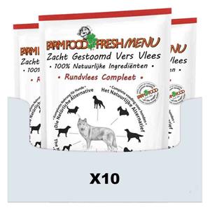 Farm Food 10x  Fresh Menu Rundvlees 300 gr
