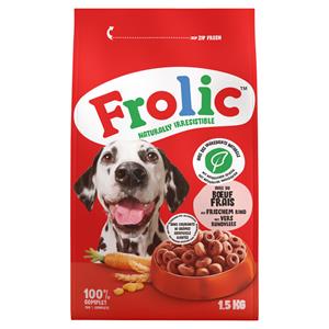 Frolic 4x  Hondenvoer Droog Rund 1,5 kg
