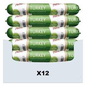 Prins 12x  NatureCare Hypoallergeen Hondenvoer Worst Kalkoen 250 gr
