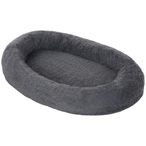 PawHut hondenbed, comfortabel voor huisdieren en mensen, wasbare hoezen, ideaal voor samen rusten en spelen, 100 x 70 x 20 cm, donkergrijs | Aosom.nl