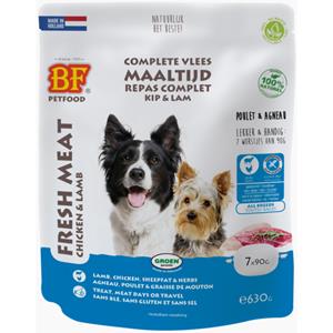 BF Petfood 8x  Vleesvoeding Lam - Rijst 7 x 90 gr