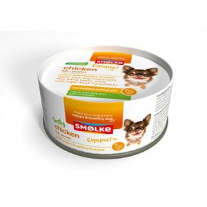 Smolke 24x  Hondenvoer Soft Paté Kip 125 gr