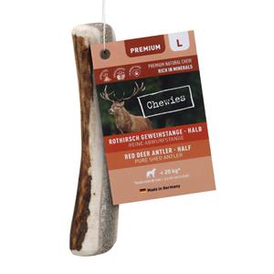 Chewies 3x  Edelherten Gewei Stang L Half 140 gr