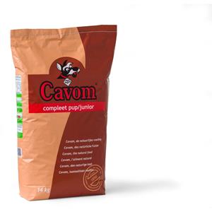 Cavom 2x  Compleet Hondenvoer Droog Pup - Junior 14 kg