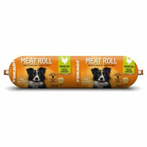 Fokker 14x  Meat Roll Hondenvoer Nat Kip - Zalm 350 gr