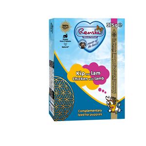Renske 12x  Vers Puppy Tetra Hondenvoer Nat Kip met Lam 375 gr