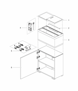 Oase StyleLine 125 Deksel zwart