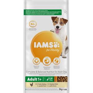 Iams 3x  Dog Adult Small - Medium Kip 3 kg