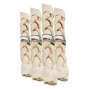 Farm Food 4x  Rawhide Dental Braided Stick XL