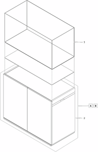Oase ScaperLine 90 kast grijs