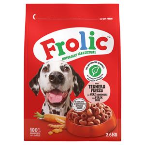 Frolic 3x  Hondenvoer Droog Rund 2,6 kg