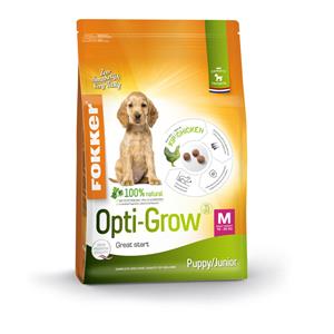 Fokker 3x  Opti-Grow Hondenvoer M 2,5 kg